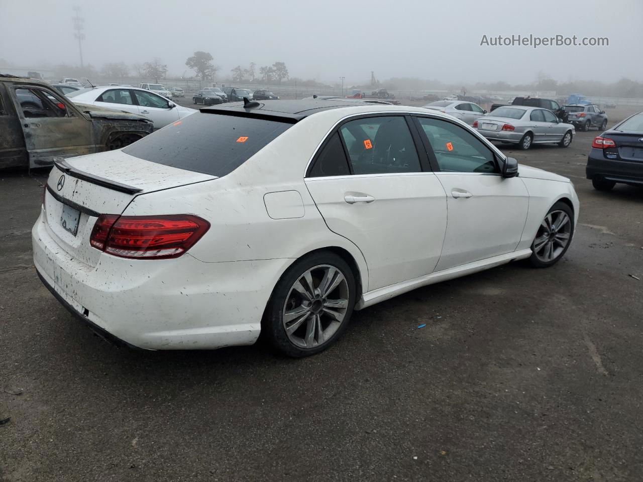 2010 Mercedes-benz E 350 4matic White vin: WDDHF8HB4AA227960