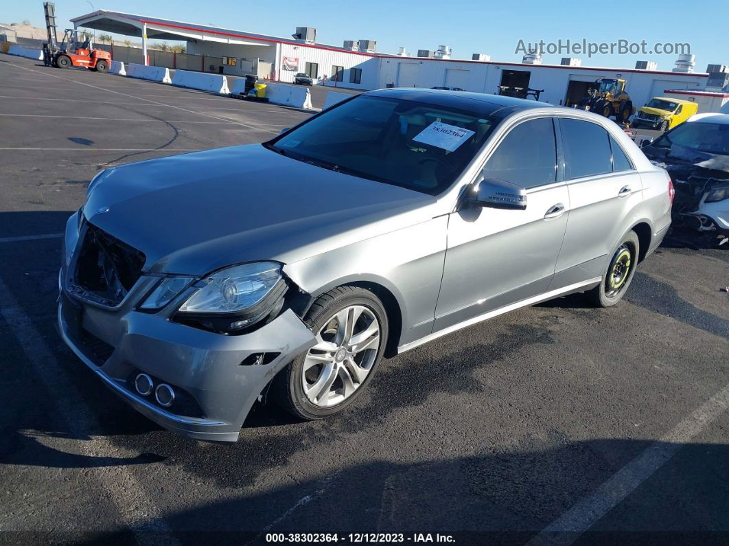 2010 Mercedes-benz E 350 4matic Silver vin: WDDHF8HB4AA253605