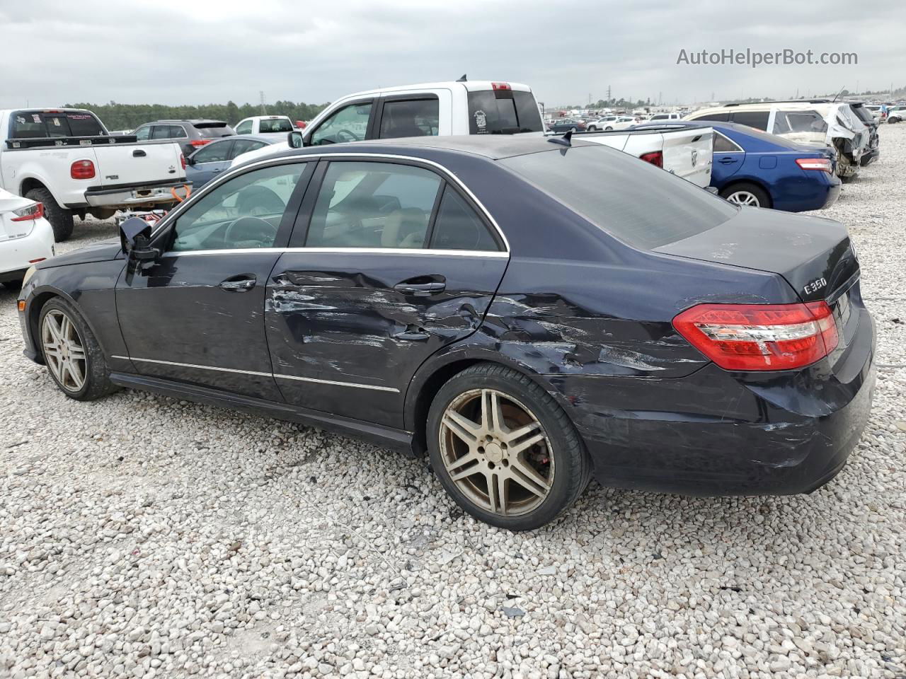 2010 Mercedes-benz E 350 4matic Blue vin: WDDHF8HB5AA073727