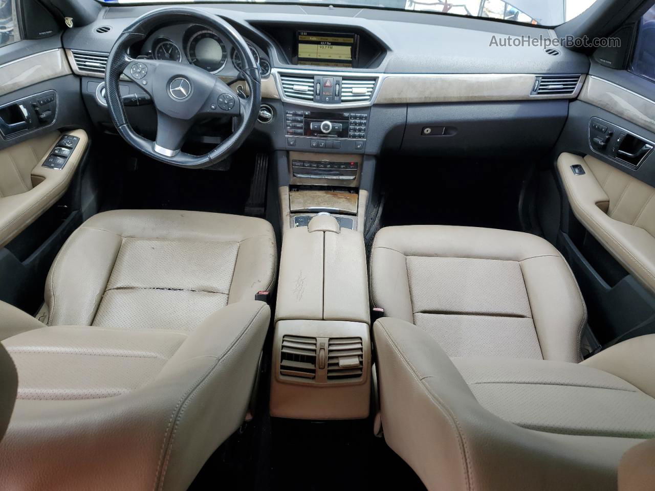 2010 Mercedes-benz E 350 4matic Синий vin: WDDHF8HB5AA073727