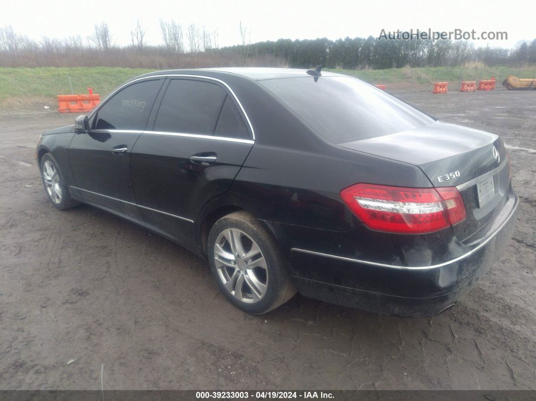 2010 Mercedes-benz E 350 4matic Black vin: WDDHF8HB5AA096215