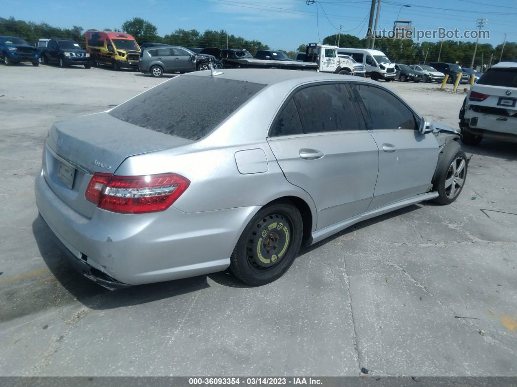 2010 Mercedes-benz E-class E 350 Silver vin: WDDHF8HB5AA117466