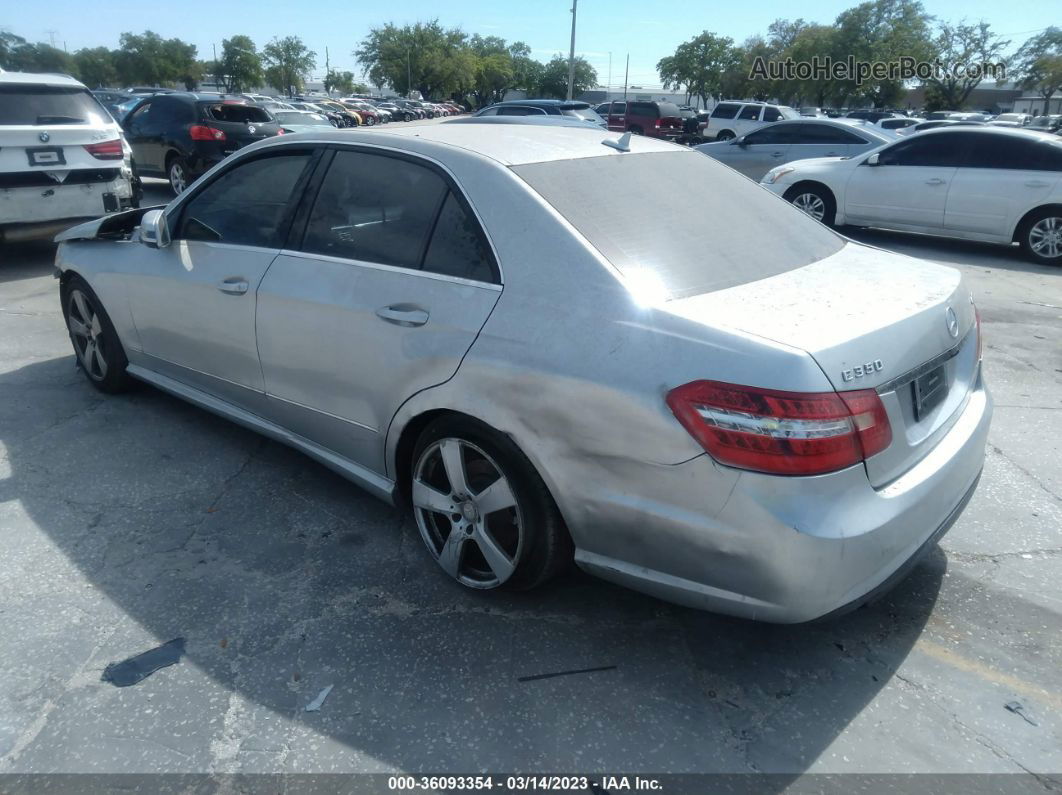 2010 Mercedes-benz E-class E 350 Silver vin: WDDHF8HB5AA117466