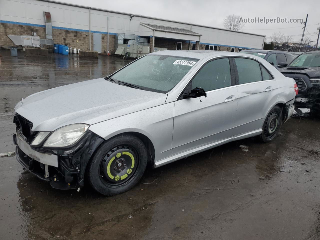 2010 Mercedes-benz E 350 4matic Silver vin: WDDHF8HB5AA133828