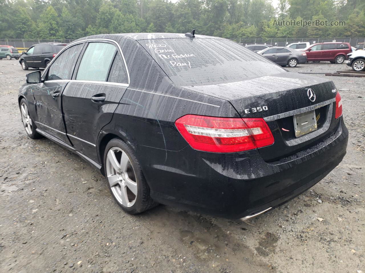 2010 Mercedes-benz E 350 4matic Black vin: WDDHF8HB5AA207622