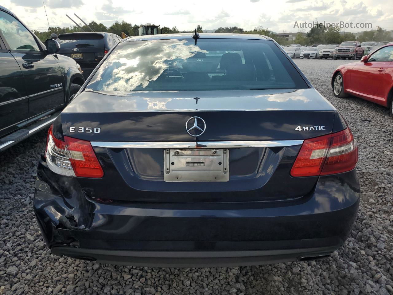 2010 Mercedes-benz E 350 4matic Blue vin: WDDHF8HB6AA074921