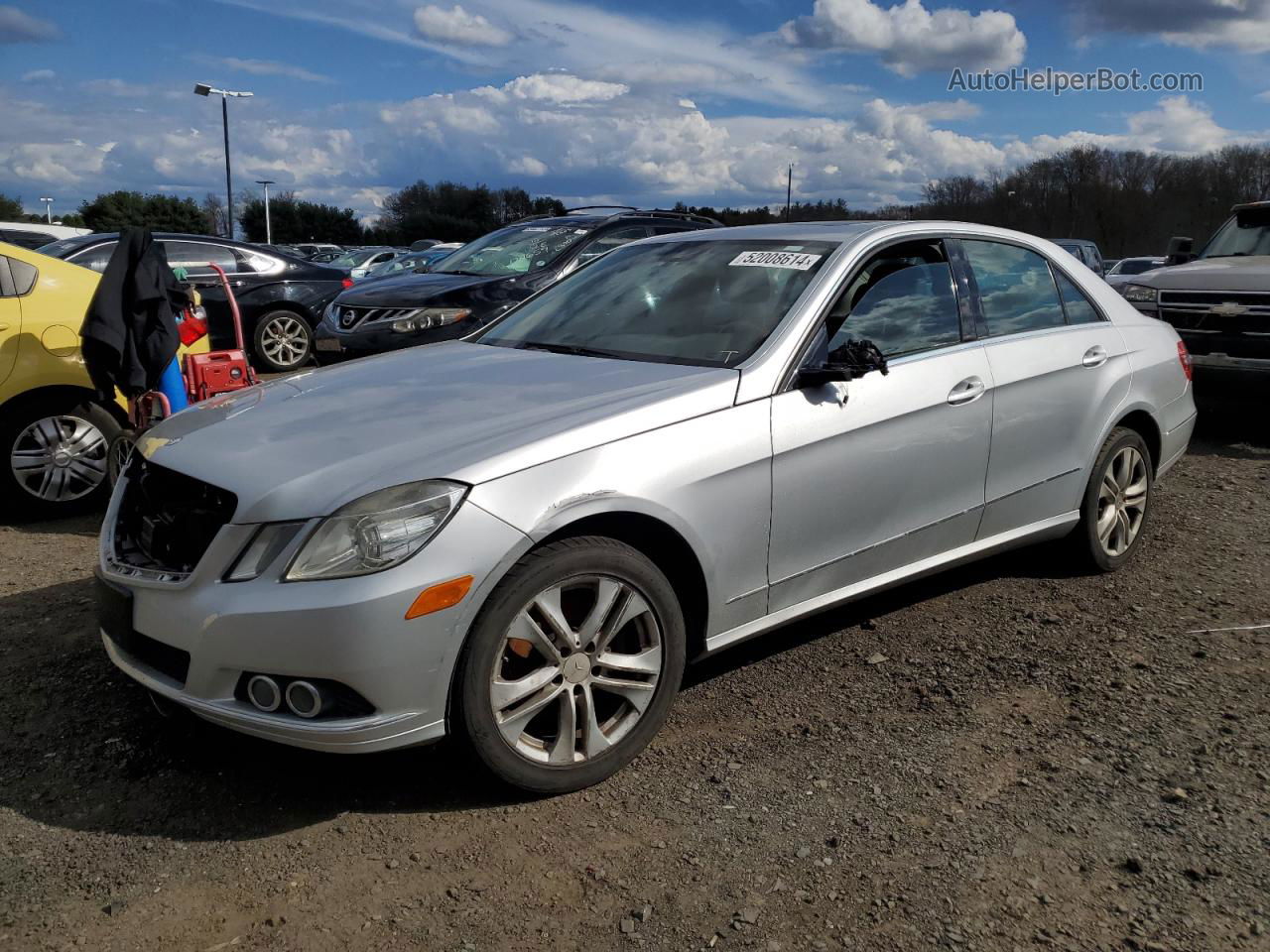 2010 Mercedes-benz E 350 4matic Silver vin: WDDHF8HB6AA076068