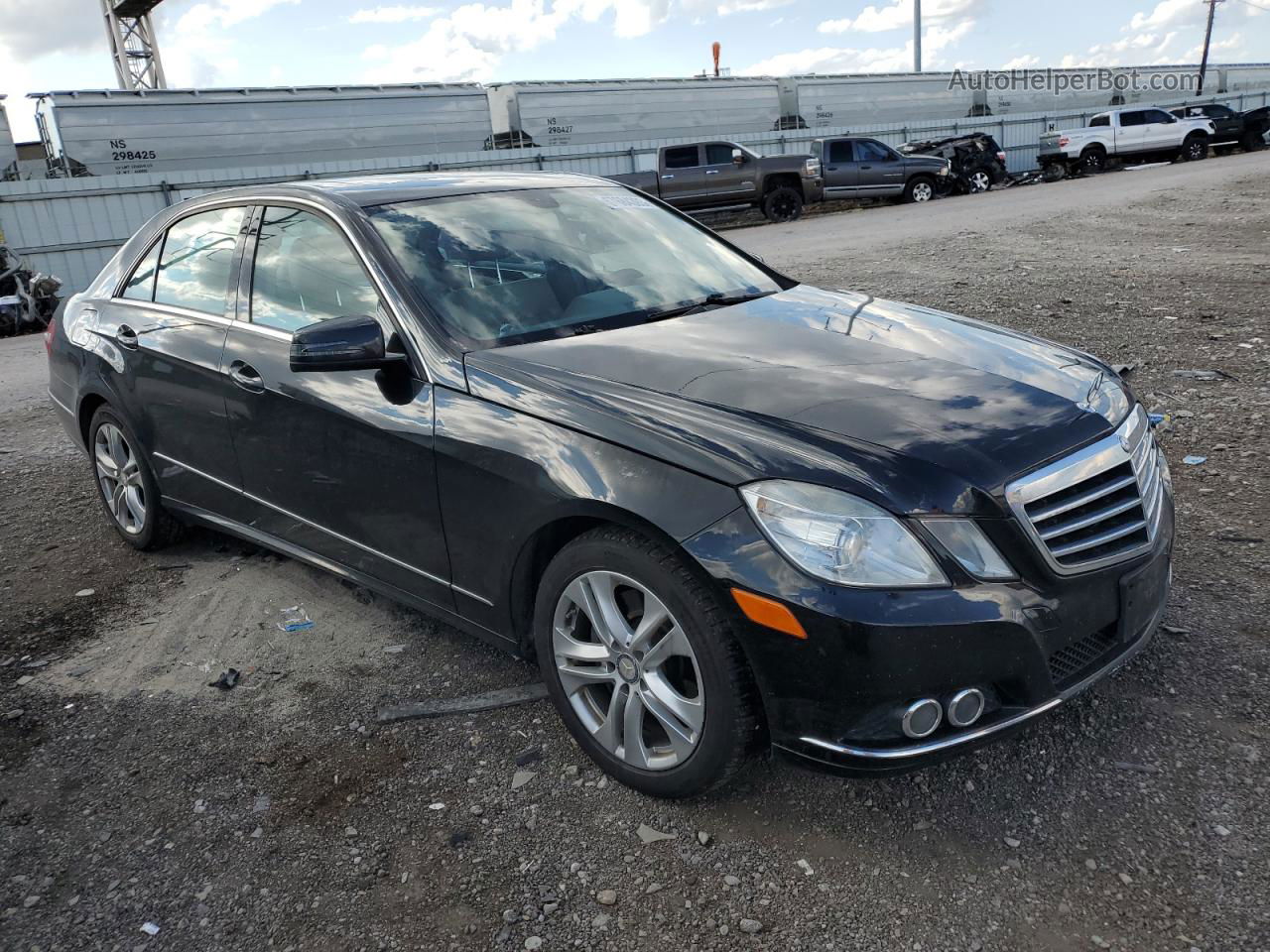 2010 Mercedes-benz E 350 4matic Черный vin: WDDHF8HB6AA142988