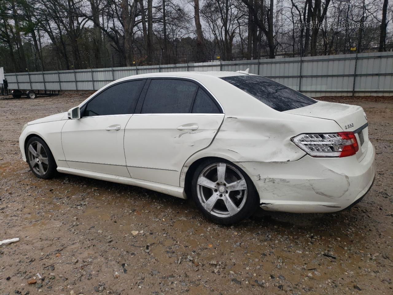 2010 Mercedes-benz E 350 4matic White vin: WDDHF8HB6AA162271