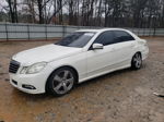 2010 Mercedes-benz E 350 4matic White vin: WDDHF8HB6AA162271