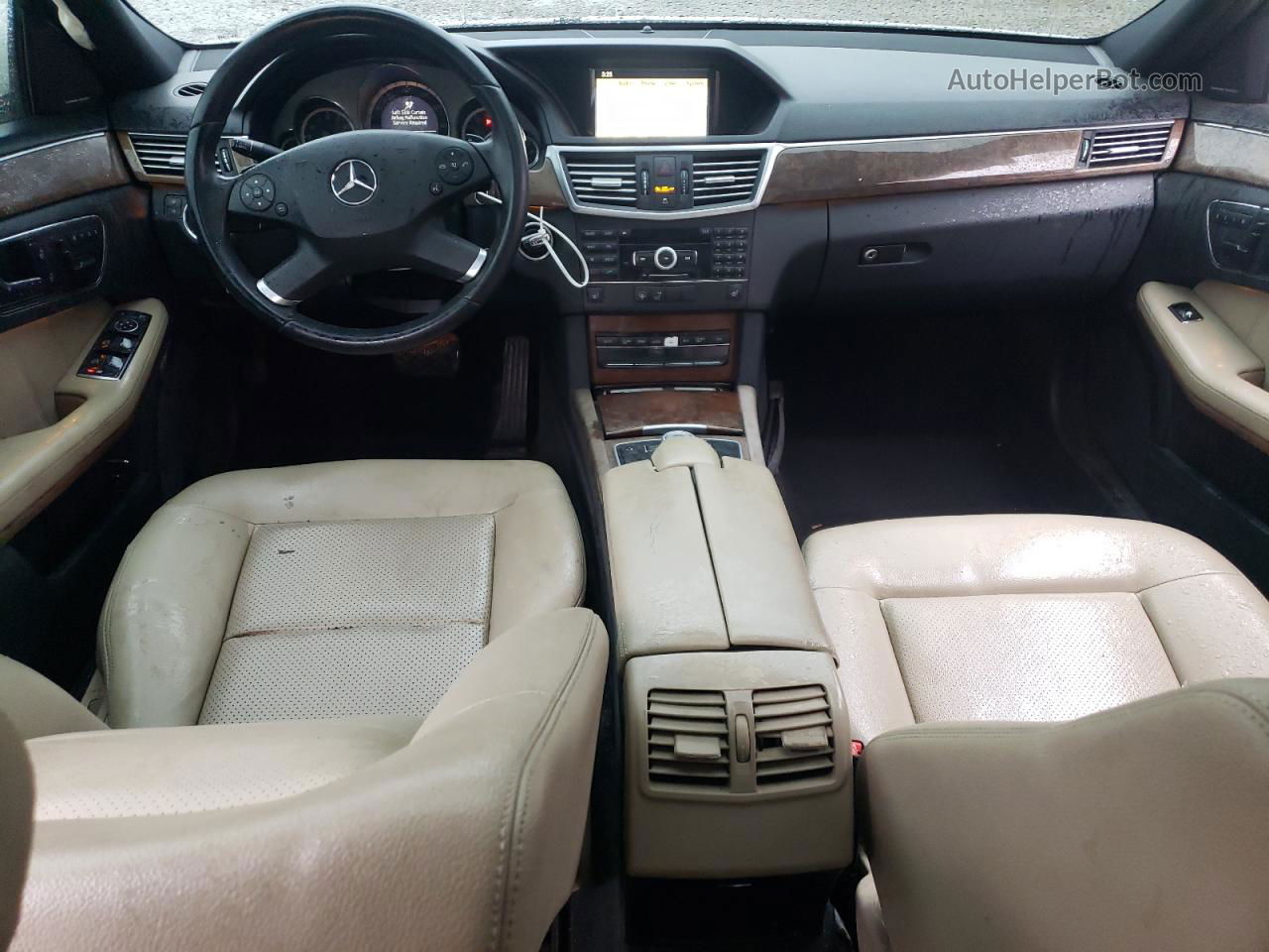 2010 Mercedes-benz E 350 4matic White vin: WDDHF8HB6AA162271