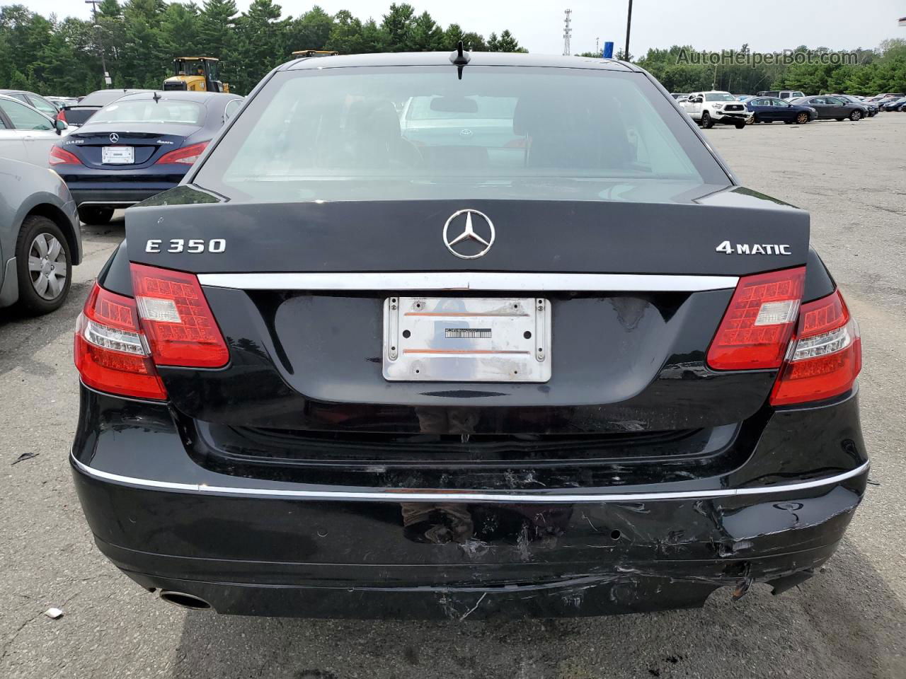 2010 Mercedes-benz E 350 4matic Черный vin: WDDHF8HB6AA257557