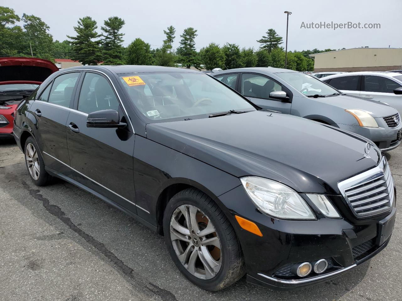 2010 Mercedes-benz E 350 4matic Черный vin: WDDHF8HB6AA257557