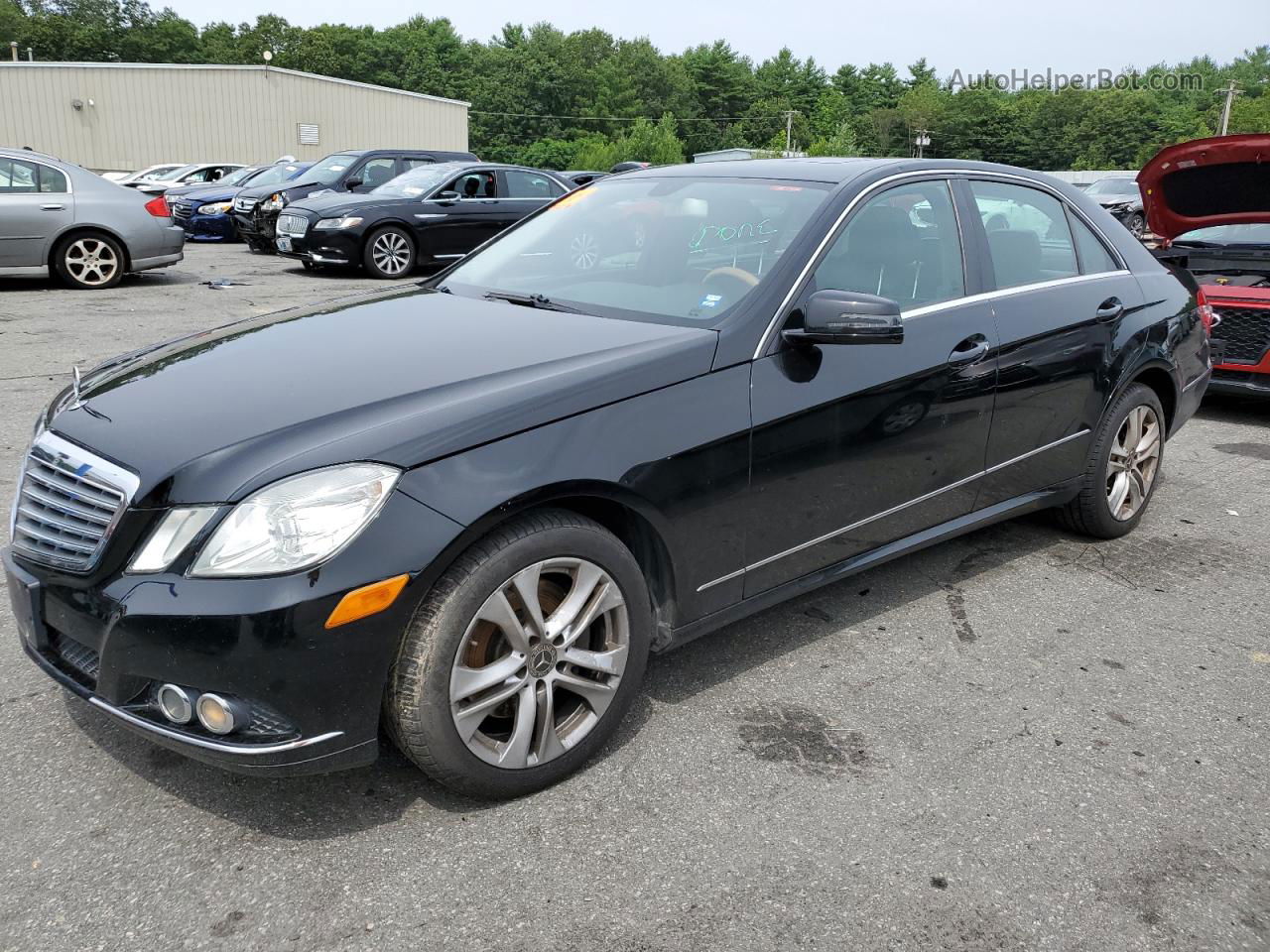 2010 Mercedes-benz E 350 4matic Black vin: WDDHF8HB6AA257557