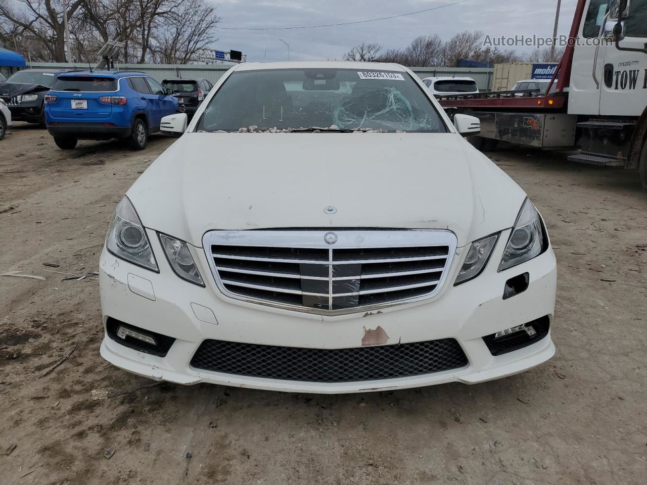 2010 Mercedes-benz E 350 4matic White vin: WDDHF8HB7AA112642