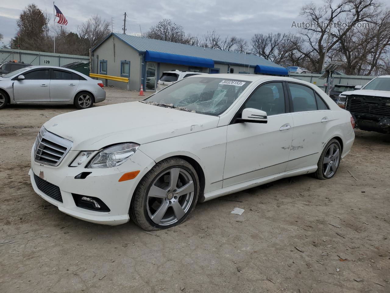 2010 Mercedes-benz E 350 4matic White vin: WDDHF8HB7AA112642