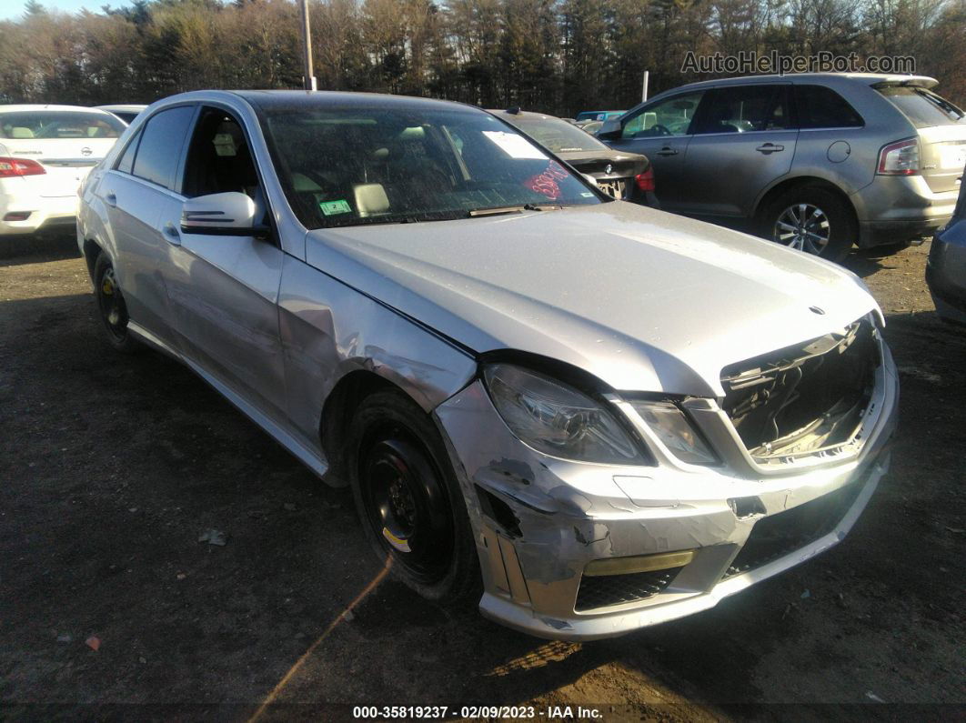 2010 Mercedes-benz E-class E 350 Silver vin: WDDHF8HB7AA145950