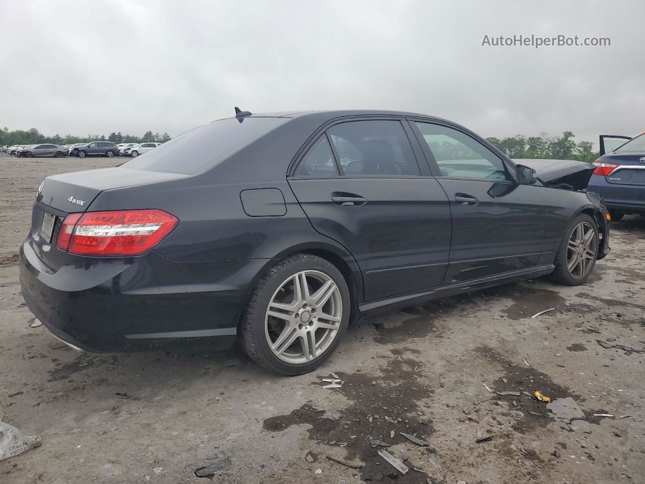 2010 Mercedes-benz E 350 4matic Черный vin: WDDHF8HB7AA197384