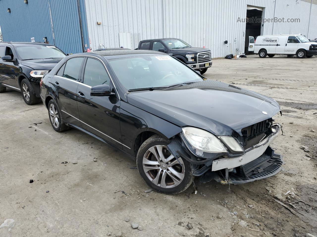 2010 Mercedes-benz E 350 4matic Черный vin: WDDHF8HB7AA216239