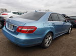 2010 Mercedes-benz E 350 4matic Blue vin: WDDHF8HB8AA105702