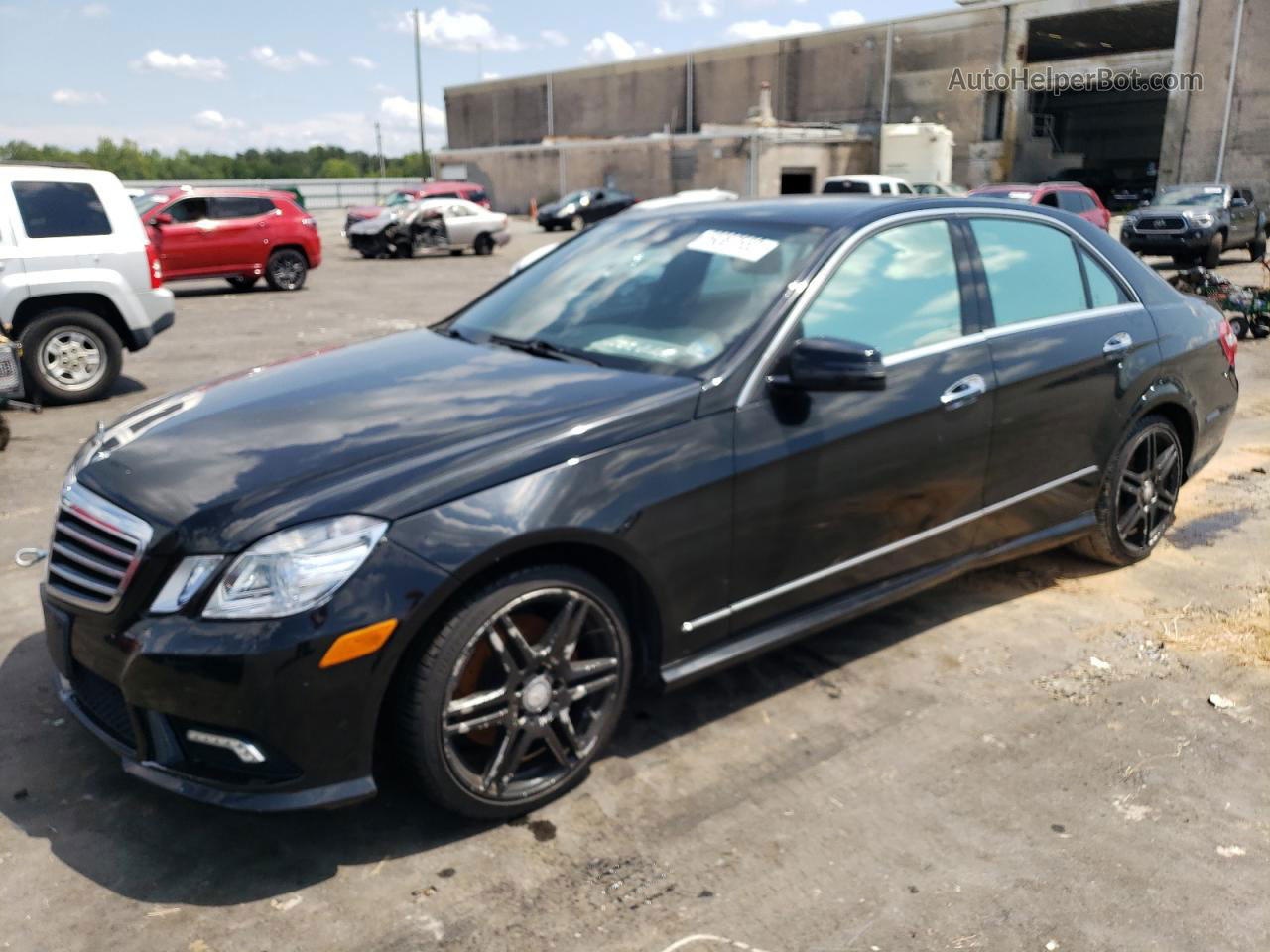 2010 Mercedes-benz E 350 4matic Black vin: WDDHF8HB8AA147867