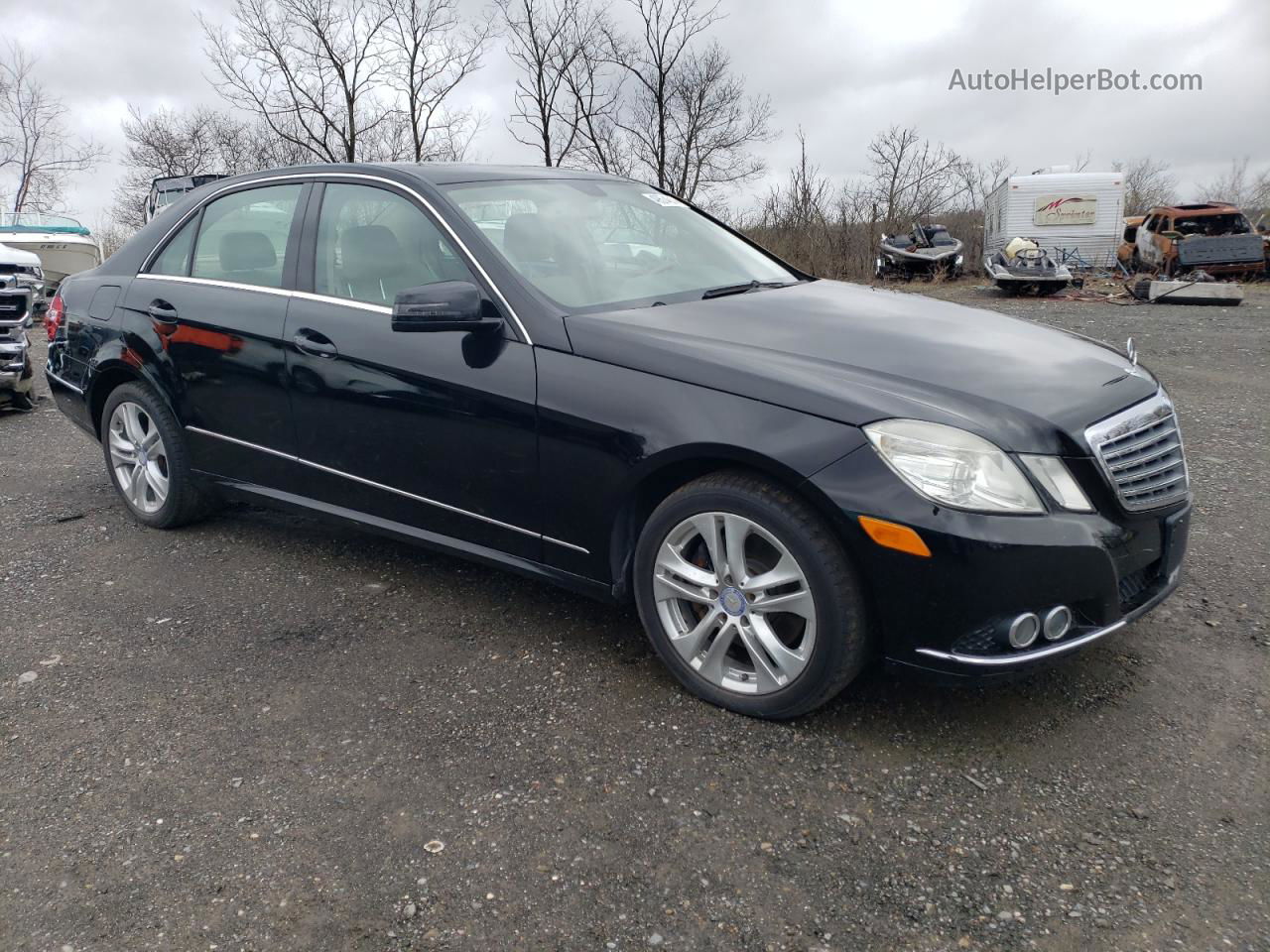 2010 Mercedes-benz E 350 4matic Black vin: WDDHF8HB8AA167097