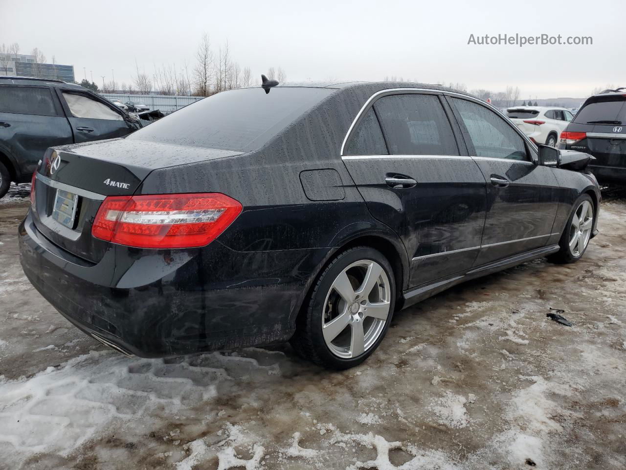 2010 Mercedes-benz E 350 4matic Черный vin: WDDHF8HB9AA103716