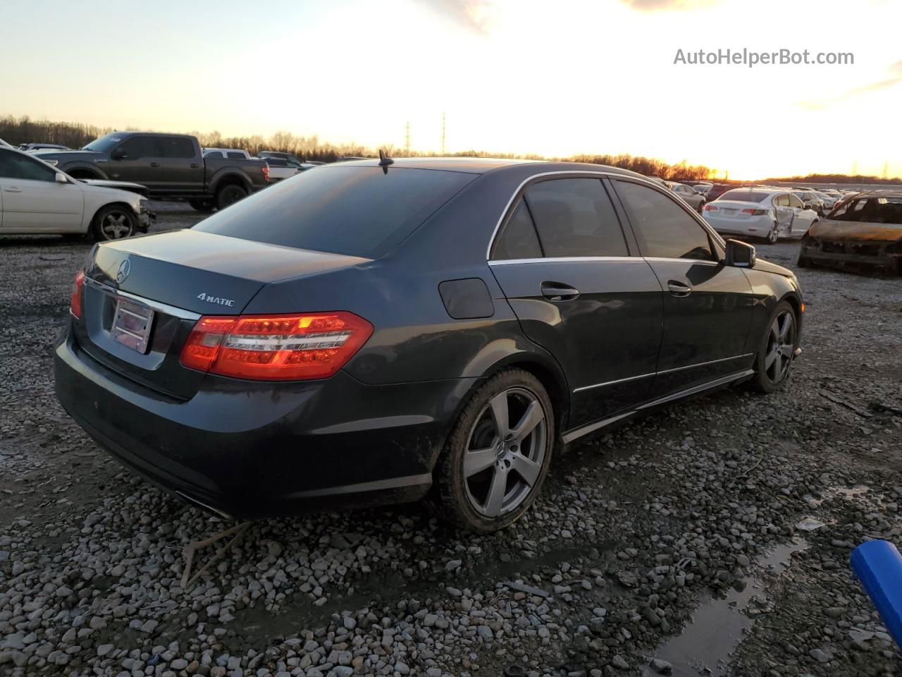 2010 Mercedes-benz E 350 4matic Charcoal vin: WDDHF8HB9AA121164