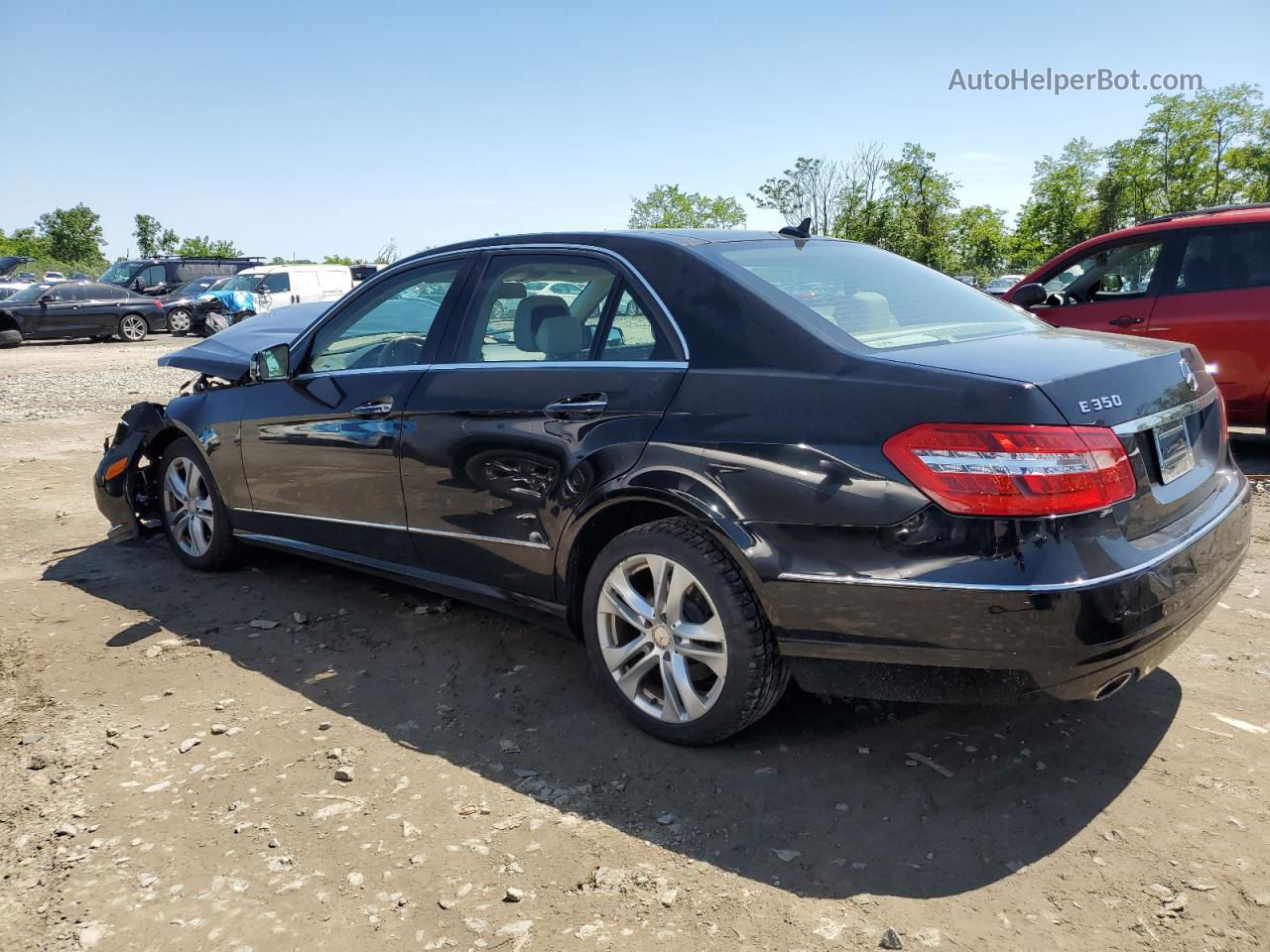 2010 Mercedes-benz E 350 4matic Black vin: WDDHF8HB9AA206652