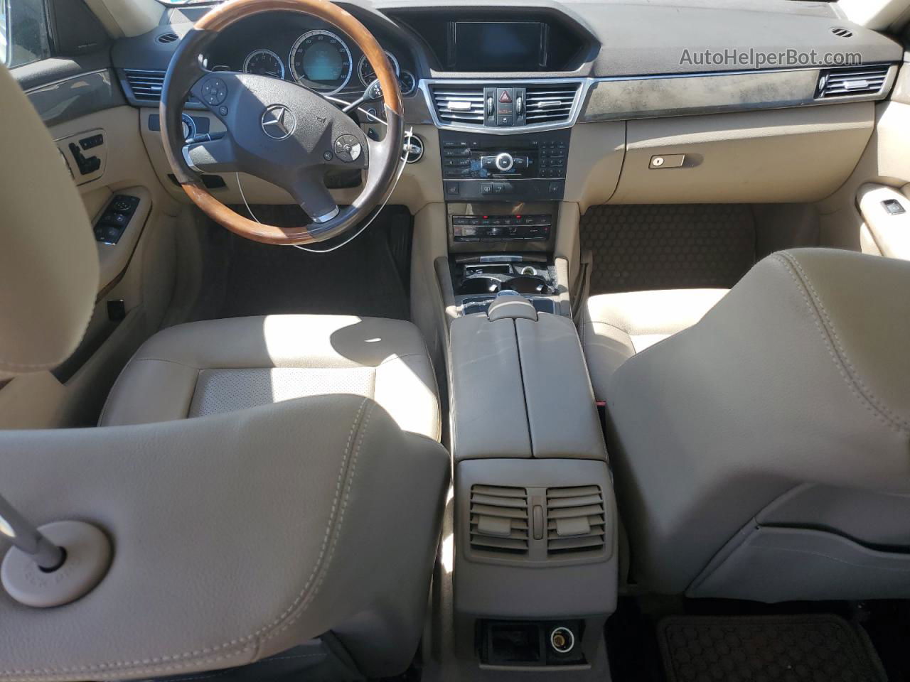 2010 Mercedes-benz E 350 4matic Tan vin: WDDHF8HBXAA077403