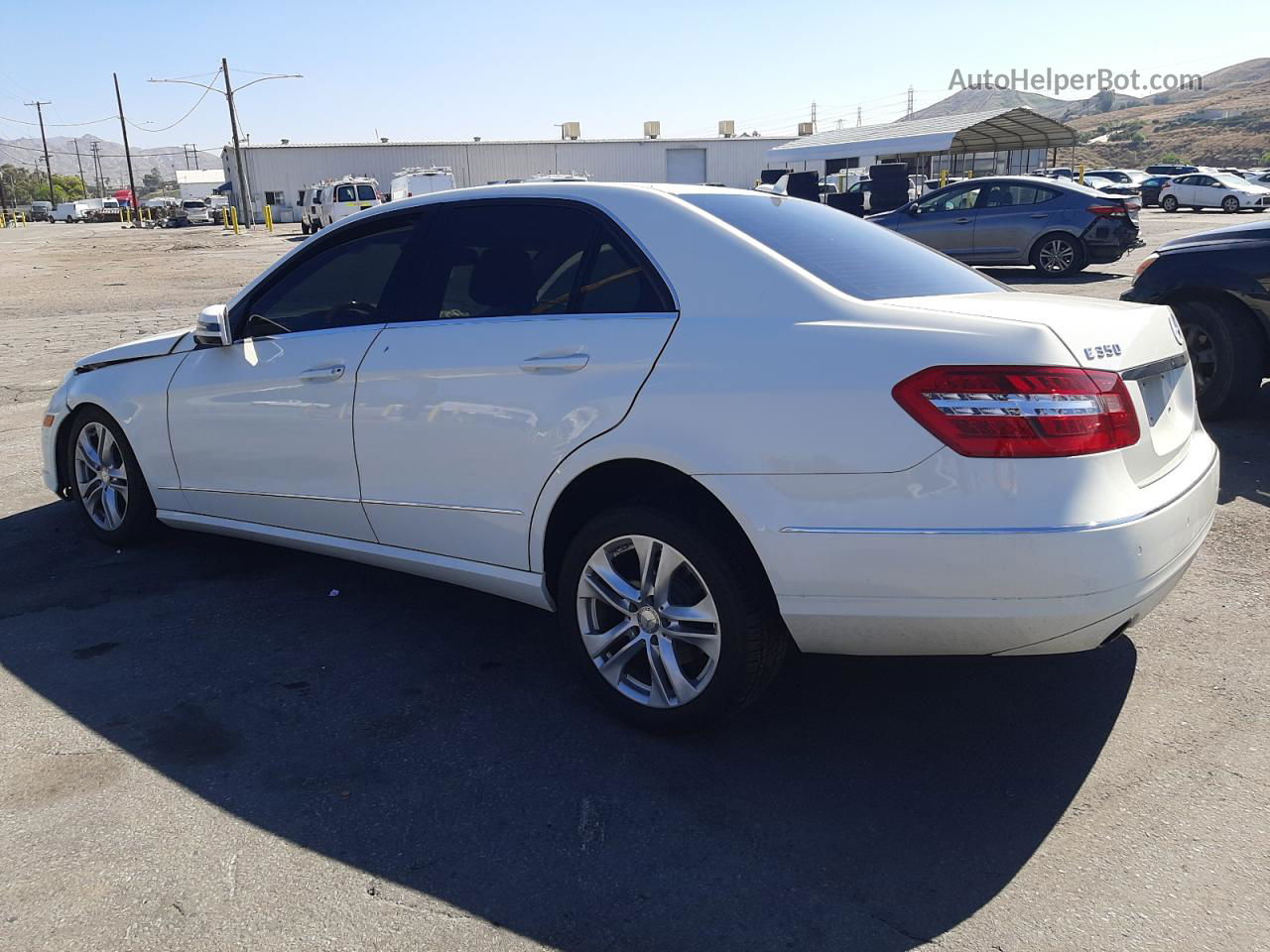 2010 Mercedes-benz E 350 4matic White vin: WDDHF8HBXAA089079