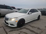 2010 Mercedes-benz E 350 4matic White vin: WDDHF8HBXAA120587