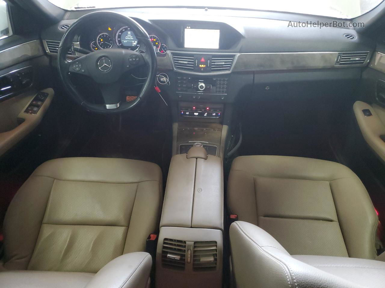 2010 Mercedes-benz E 350 4matic Белый vin: WDDHF8HBXAA123926