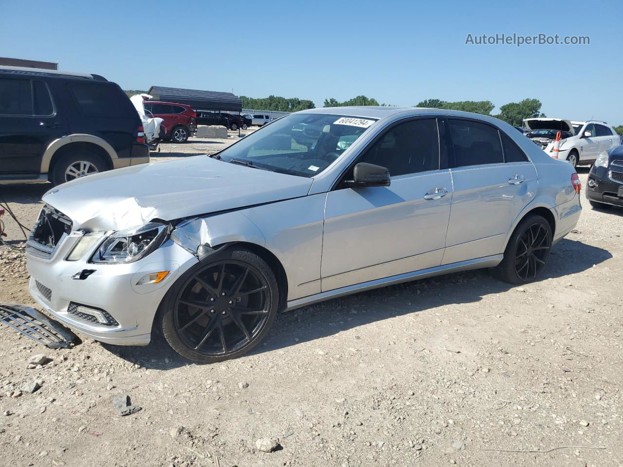 2010 Mercedes-benz E 350 4matic Silver vin: WDDHF8HBXAA142542