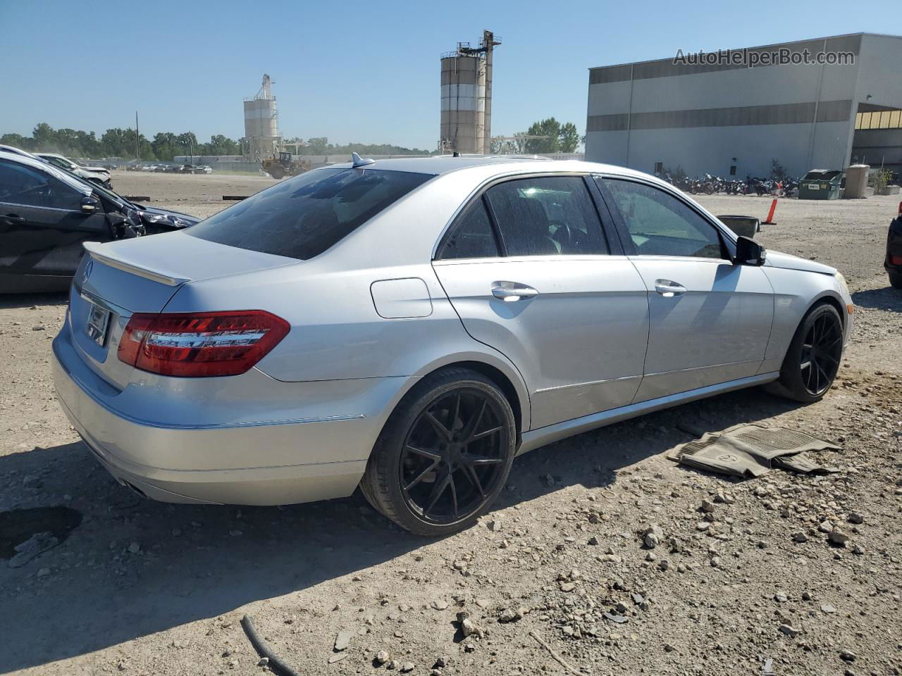 2010 Mercedes-benz E 350 4matic Silver vin: WDDHF8HBXAA142542