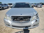 2010 Mercedes-benz E 350 4matic Silver vin: WDDHF8HBXAA142542