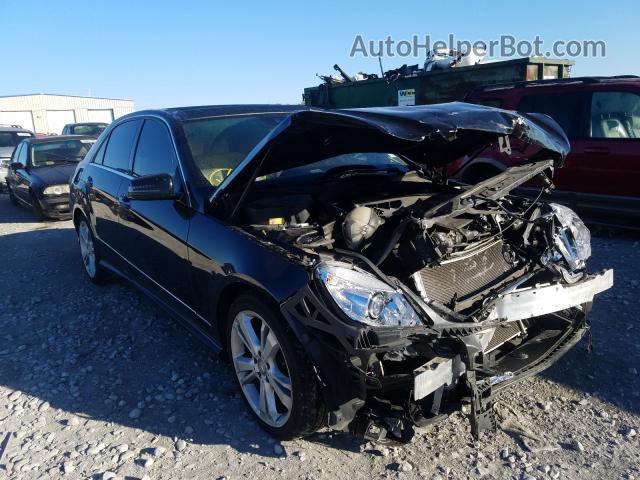 2013 Mercedes-benz E 350 4matic Черный vin: WDDHF8JB4DA737711