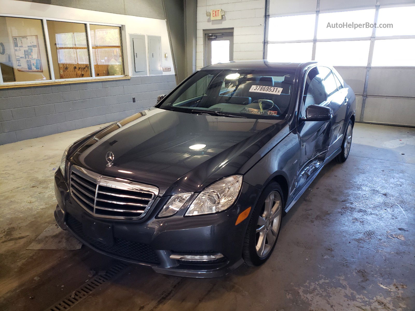 2012 Mercedes-benz E 350 4matic Blue vin: WDDHF8JB9CA609401