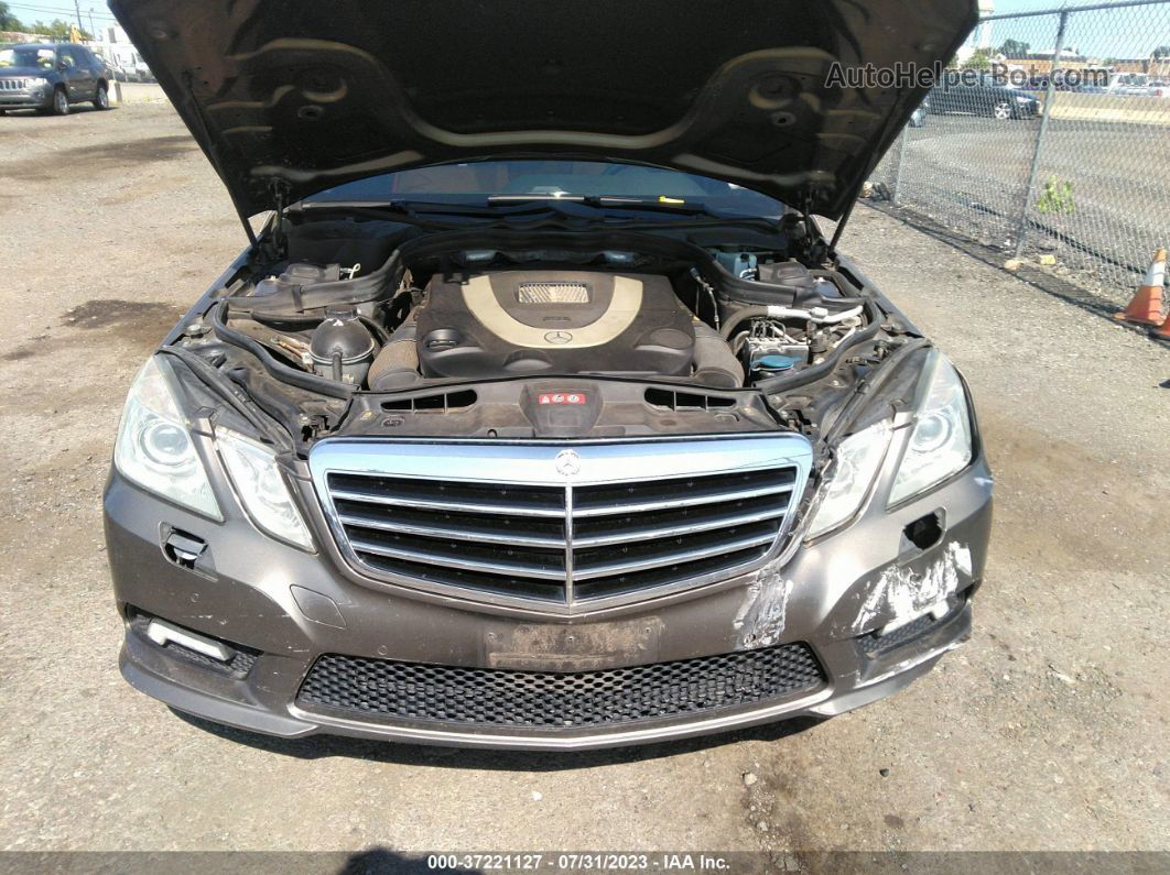 2010 Mercedes-benz E-class E 550 Gray vin: WDDHF9AB0AA103894