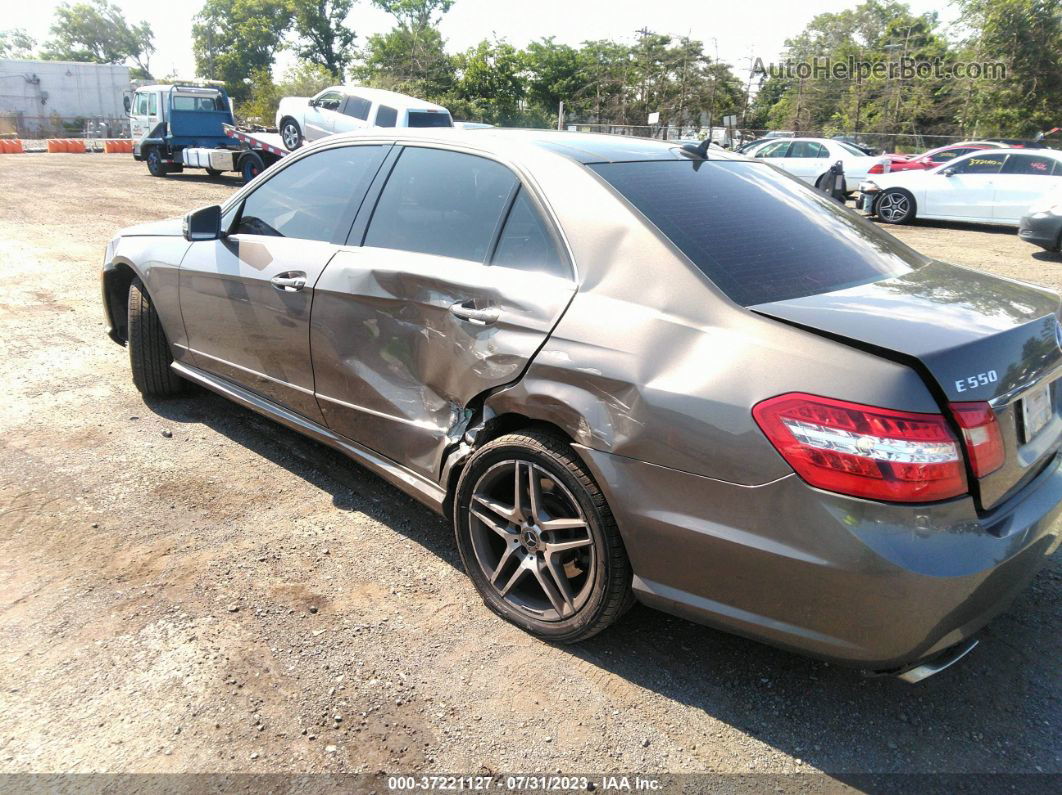 2010 Mercedes-benz E-class E 550 Gray vin: WDDHF9AB0AA103894