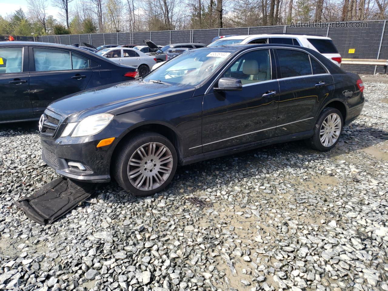 2010 Mercedes-benz E 550 4matic Black vin: WDDHF9AB0AA126561