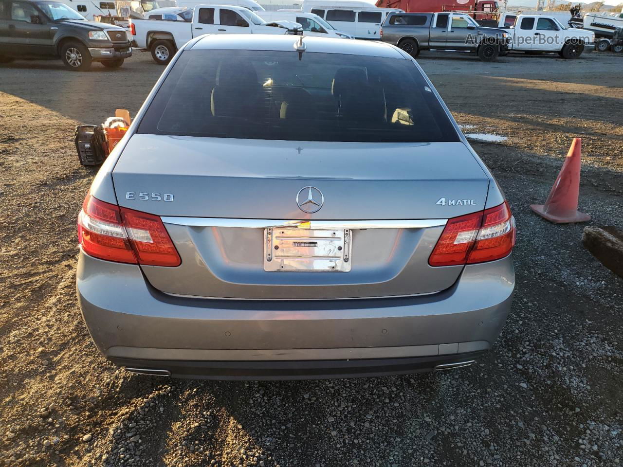 2010 Mercedes-benz E 550 4matic Charcoal vin: WDDHF9AB0AA128830