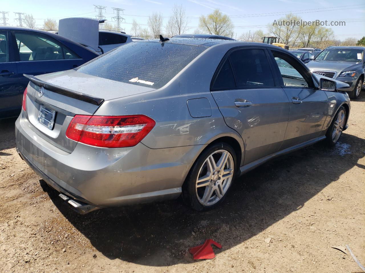 2010 Mercedes-benz E 550 4matic Silver vin: WDDHF9AB0AA129038