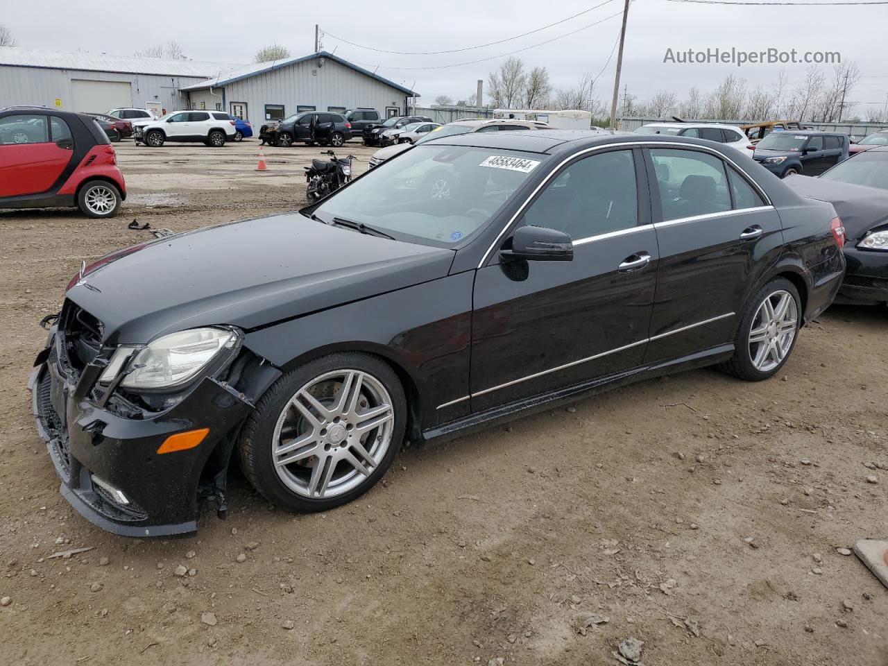 2010 Mercedes-benz E 550 4matic Black vin: WDDHF9AB1AA112510