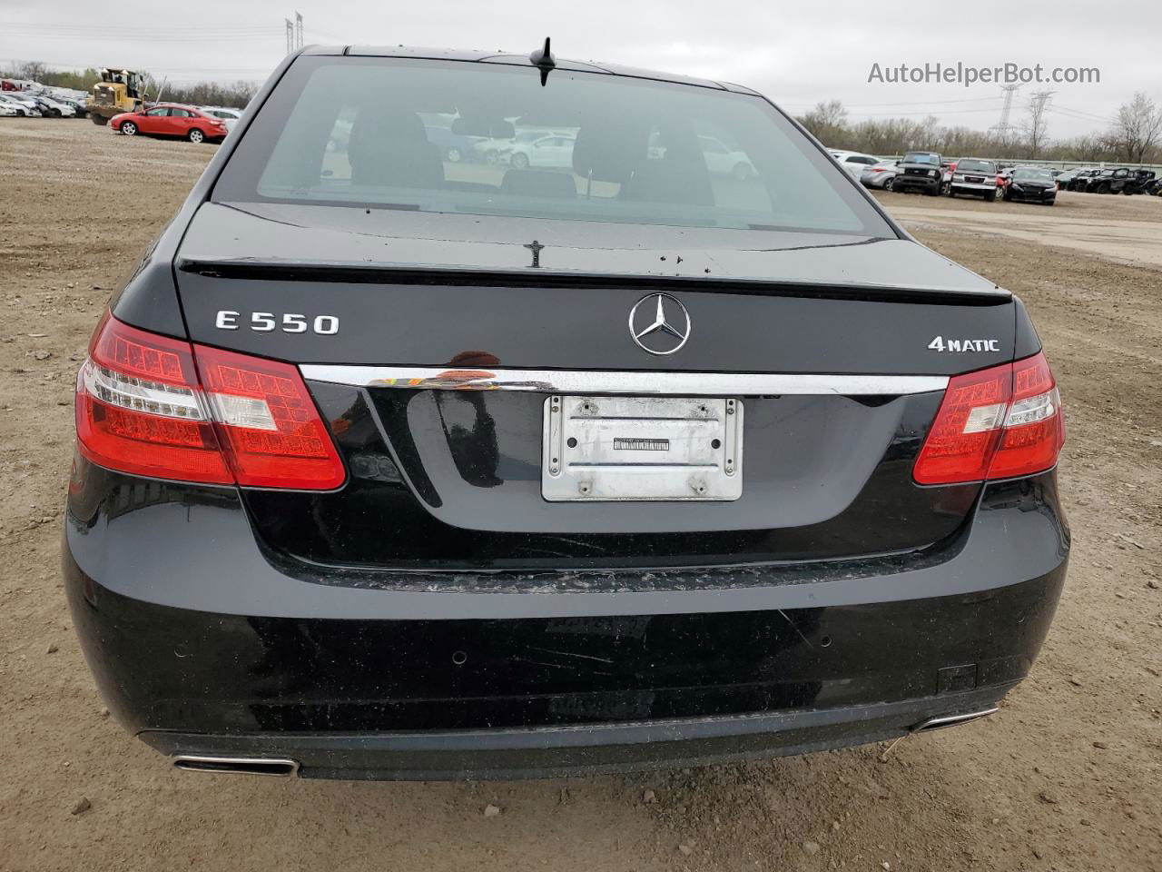 2010 Mercedes-benz E 550 4matic Черный vin: WDDHF9AB1AA112510