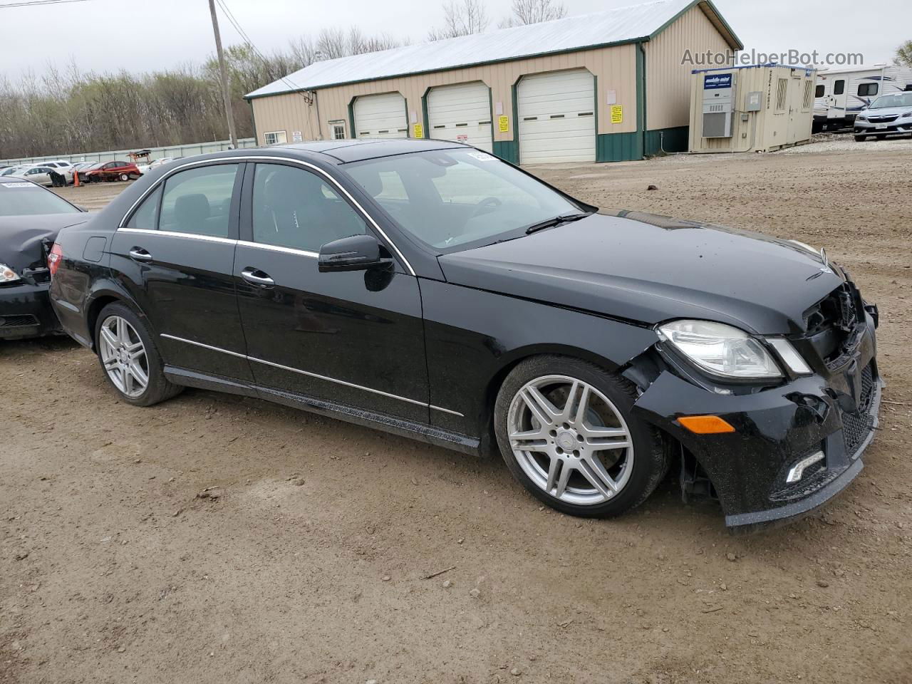 2010 Mercedes-benz E 550 4matic Black vin: WDDHF9AB1AA112510