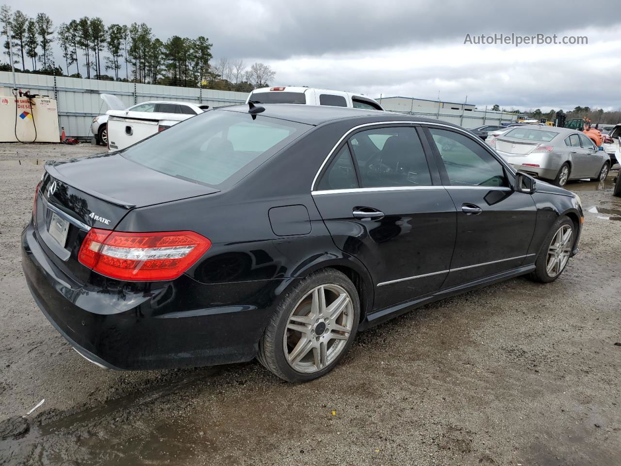 2010 Mercedes-benz E 550 4matic Черный vin: WDDHF9AB1AA169712