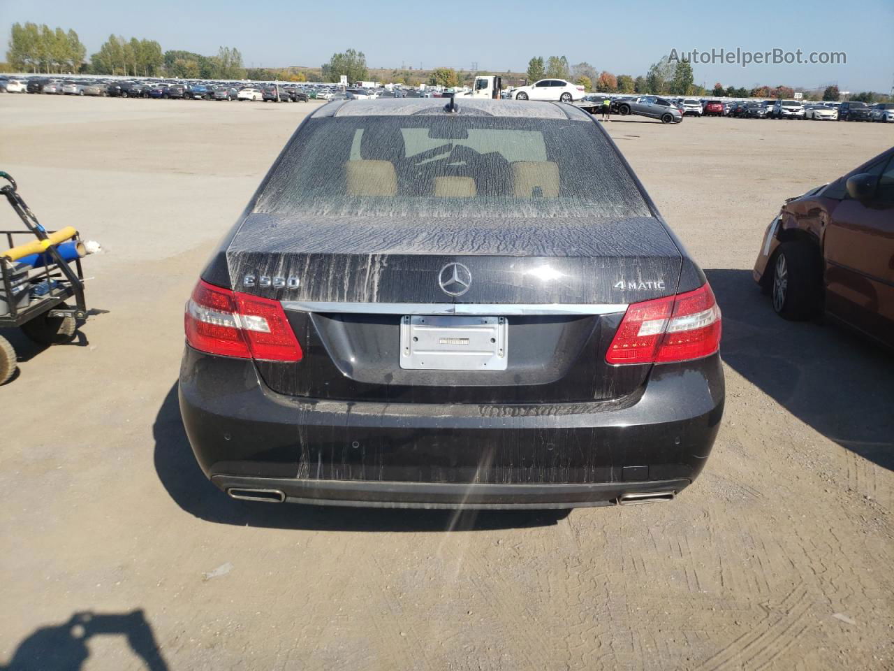 2010 Mercedes-benz E 550 4matic Черный vin: WDDHF9AB4AA095086