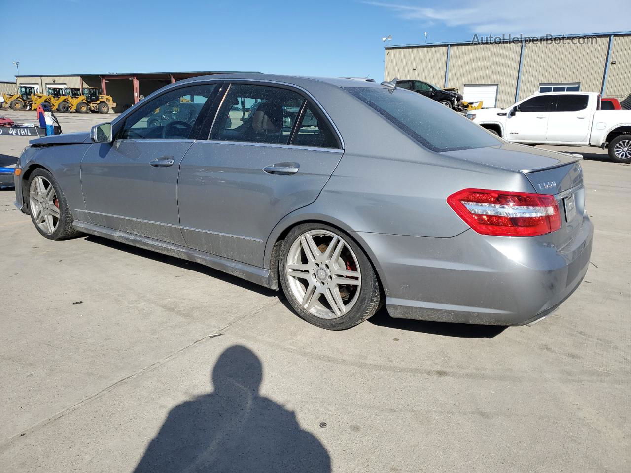 2010 Mercedes-benz E 550 4matic Gray vin: WDDHF9AB5AA223884