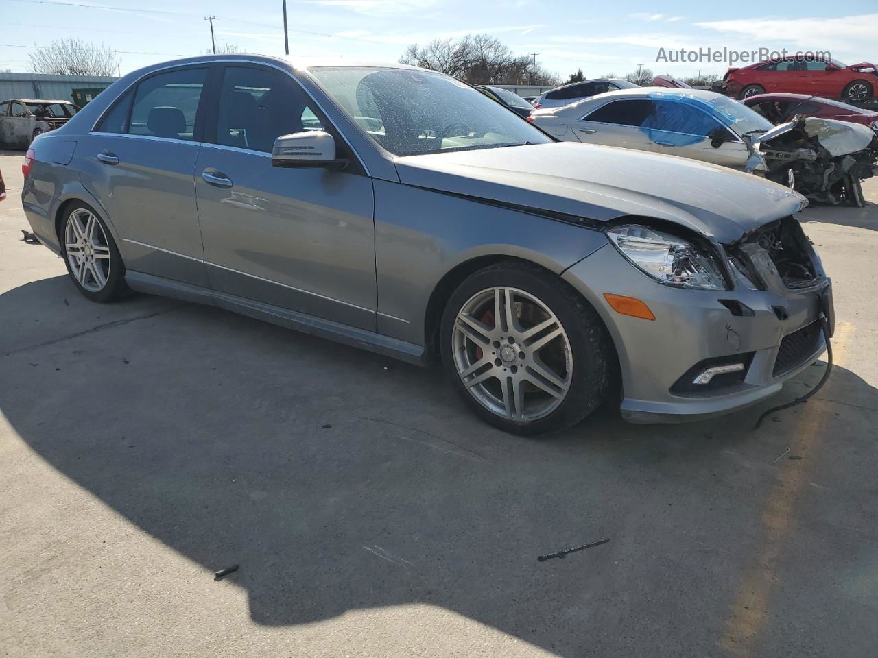 2010 Mercedes-benz E 550 4matic Gray vin: WDDHF9AB5AA223884